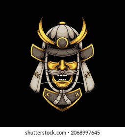 Samurai illustration with premium stock vector quality