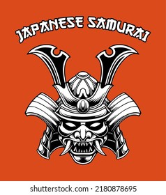 Samurai Japan vector design illustration