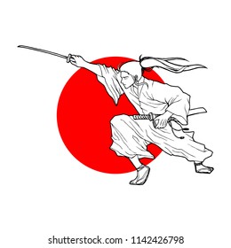 Samurai, Japanese, Vector graphics