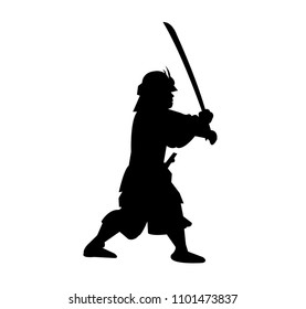 Samurai with katana