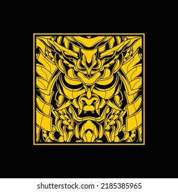 Samurai-Logo für die gewerbliche Nutzung