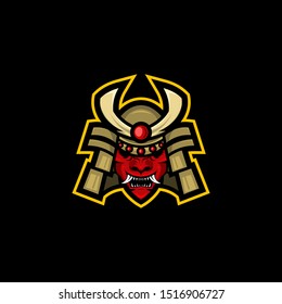 
Samurai logo with a face mask.
The logo is suitable for mascots, e sports and so on.