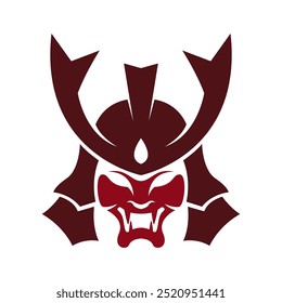 Samurai logo icon design template