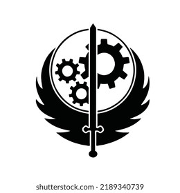 Samurai Machine Tshirt Vector Design