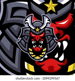 Samurai Mascot Logo Design Templates