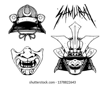 samurai mask armor