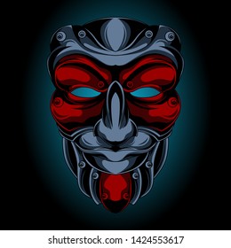 samurai mask vector for commercial use