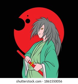 Samurai-Beschützer der Stadt für die gewerbliche Nutzung