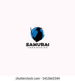 Samurai Shokunin Sword Japan Logo Design