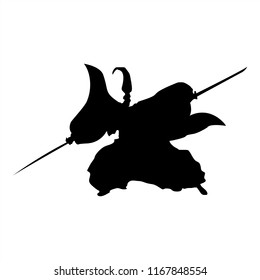samurai silhouette warrior sword ninja japanese katana