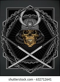samurai skull

