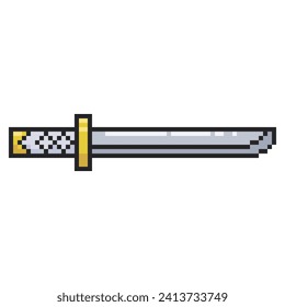 Samurai-Schwert, Pixelkunstwaffe