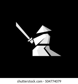 samurai vector illustration