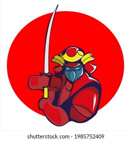 samurai vector for your logo and brand