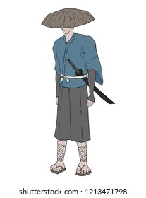 samurai warrior illustration