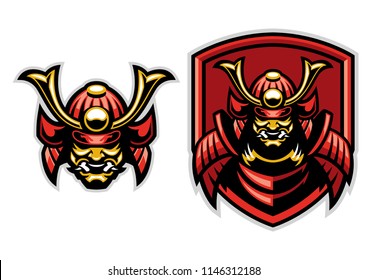 samurai warrior mascot