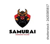 Samurai Warrior Mascot Logo Design