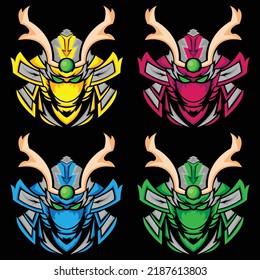 Samurai X Icon with many Color