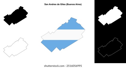 Departement San Andres de Giles (Buenos Aires), Gliederungsplan