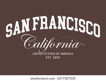 San Antonio College Academy Druck, Klassische Typografie College Varisity San Antonio State Slogan Print für T-Shirt oder Sweatshirt.eps8