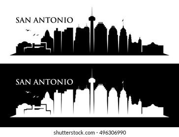 San Antonio skyline - vector illustration

