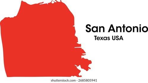 san antonio texas usa karte