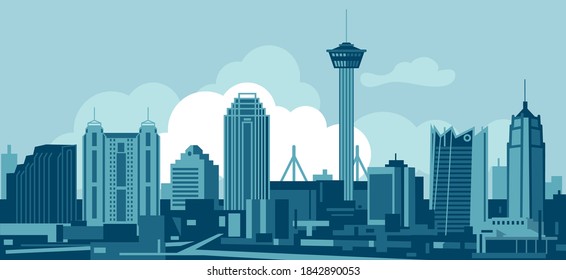 San Antonio Texas USA skyline