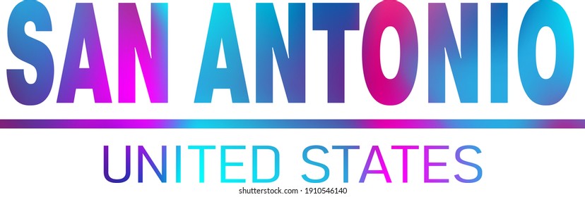 San Antonio typography design vector, for t-shirt, poster and other uses