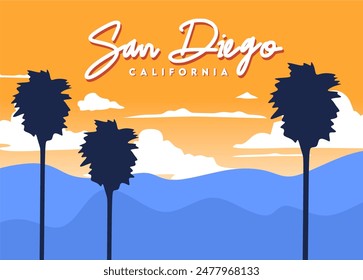 San Diego California with beautiful natural views