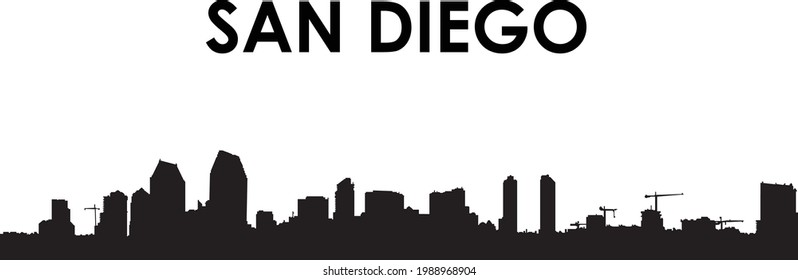 San Diego Landscape city vector design