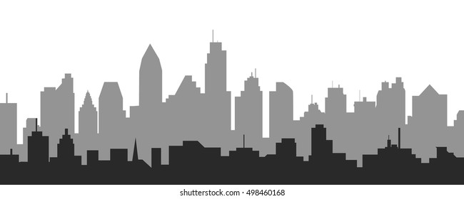 San Diego Skyline - Vektorgrafik
