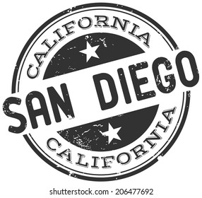 san diego stamp