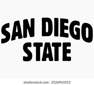 San Diego State Svg,State University Svg,Mascot School Shirt,Game Day Shirt,Football Quotes Svg,Cut File,Silhouette