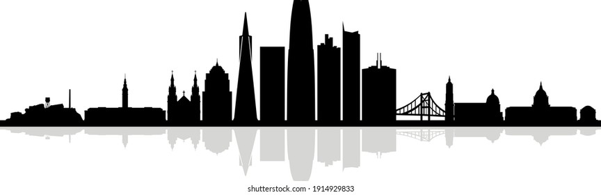 SAN FRANCISCO California SKYLINE City Silhouette
