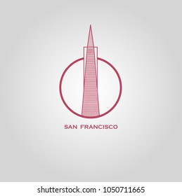 San Francisco city. Vector illustration.