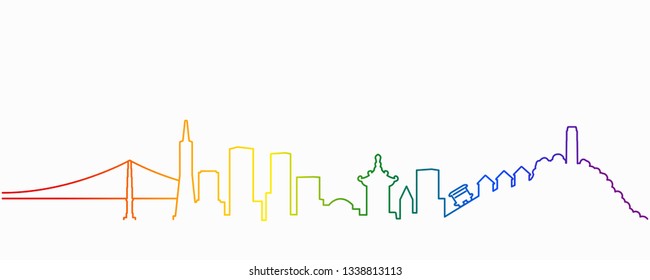 San Francisco Gay-Friendly Skyline