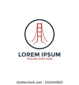san francisco landmarks logo. icon. vector illustration