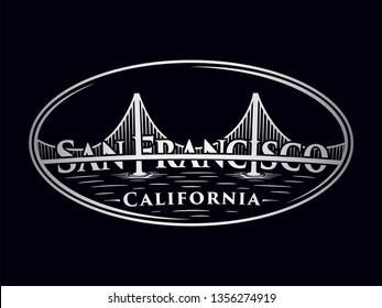 San Francisco logo. San Francisco design template. Vector and illustration.