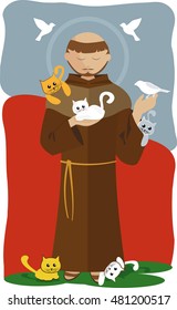San Francisco  with many kittens