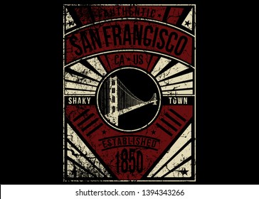 San Francisco Shaky Town Authentic Shirt Design