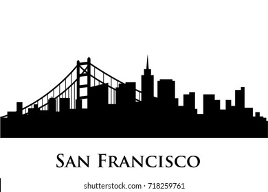 San Francisco Skyline Vector