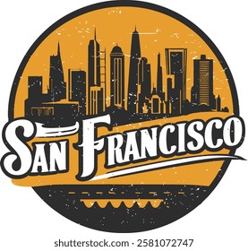 San Francisco skyline vector artwork 