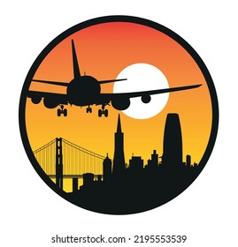 San Francisco skyline vector illustration