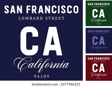 san francisco slogan graphic design city california