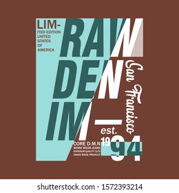 San Francisco slogan typography graphic,artistic concept for t shirt print,vector illustration