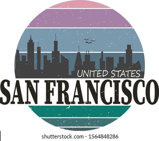 827 San francisco vintage poster Images, Stock Photos & Vectors ...