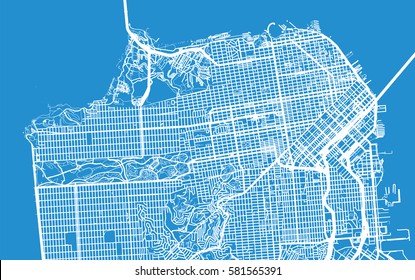 San Francisco Map Images Stock Photos Vectors Shutterstock