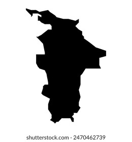 San Juan map, administrative division of Puerto Rico. Vector illustration.