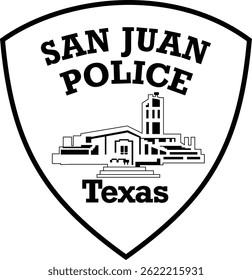 San Juan Police Texas , laser cut, cricut, engraving, Wood cutting, Digital, cnc cut, Eps file