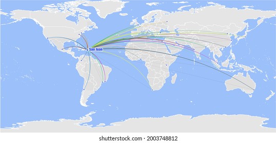 Map San Juan High Res Stock Images Shutterstock